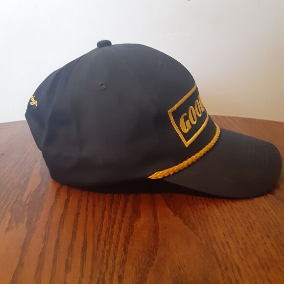 Goodyear Racing SnapBack Hat Cap Navy Blue #1 In Racing Vtg Embroidered EUC - Picture 4 of 8